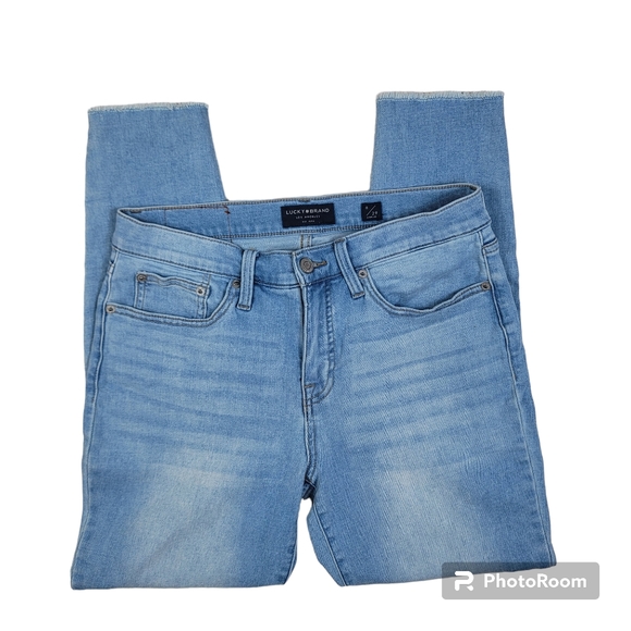 Lucky Brand Denim - LUCKY BRAND "AVA SKINNY" Mid-Rise Ankle Jeans w/Raw Hem Size 8/29